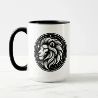 Horoscope Sign Leo Symbol and Traits Mug