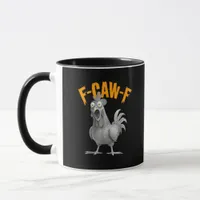 Funny F-Caw-F Chicken F-Caw-F Chicken Retro Classi Mug