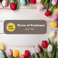 Multi Color Employee Magnetic Or Safety Pin Name Tag