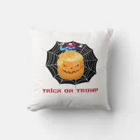 Trick Or Halloween Scary Clown Throw Pillow