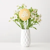 Sunburst Yellow Daisy Balloon | Retro Boho Floral 