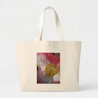 Poppy Flower Large Tote Bag