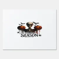 Halloween Skull Skeleton Sign