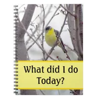 Notebook - Yellow Bird in Tree Branches