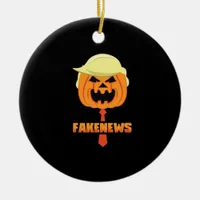 Trumpkin Make Halloween Great Again - News Classic Ceramic Ornament