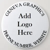 Add Your Logo and Business Information Jumbo-Sized Button