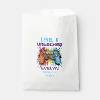  Game On Level Up Video Game Birthday Favor Bag