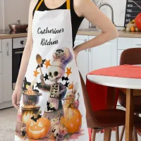 Spooky Chef Personalized Halloween Apron