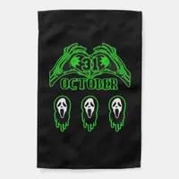 Skeleton Hands Classic Design Garden Flag