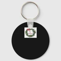 Tis The Season Christmas Wreath Keychain