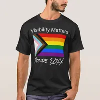 Visibility Matters Progress Pride | Connections  T-Shirt