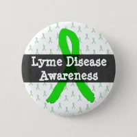 Lyme Disease Awareness Ribbon Button