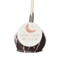 Terracotta Moon & Stars Wedding Cake Pops