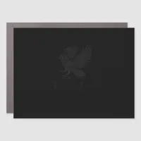 Crow, F-Caw-F Funny Bird Gothic Adult Humor Cool U Car Magnet