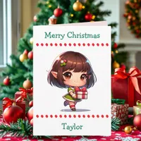 Cute Merry Christmas Child's | Word Search Inside Holiday Card