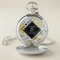 Elegant 18th Porcelain Wedding Anniversary Pocket Watch