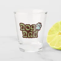 Dog Dad Logo Shot Glass