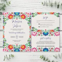 Mexican Fiesta Colorful Botanical Wedding Suite