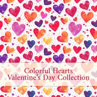 Colorful Hearts Valentine Classroom Collection