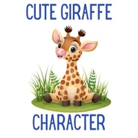 Cute Kids Giraffe Custom Lunchbox