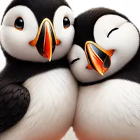 W2A Cute Nuthin' Like Snugglin' Puffins