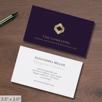 Elegant Luxury Logo Business Card