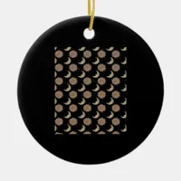 Whimsigoth Clouds Graphic Ceramic Ornament