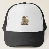 Cottagecore Frog  Aesthetic Mushroom Cute Goblinco Trucker Hat