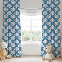 Cute Happy Clouds Rainy Day Parade Collection Blackout Curtains