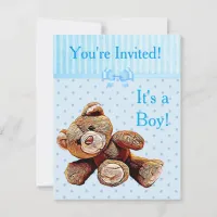 You're Invited, It's a Boy Baby Shower Invitation