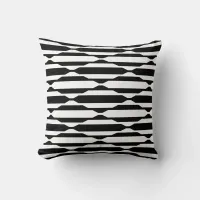 Trendy Chic Black & White Op Art Geometric Pattern