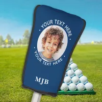 Golfer Create Your Own Personalized Monogram Golf Head Cover