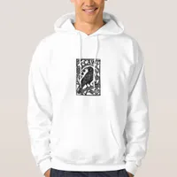 Retro F Caw F Crow Funny Saying Meme Design Hoodie