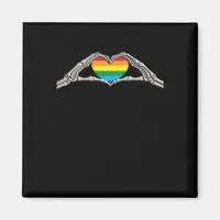 Bone Hands Heart Active Modern Aesthetic Magnet