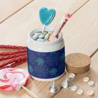 Floral Pattern Candy Jar