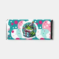 Thank You Frog Themed Girl's Birthday Hershey Bar Favors