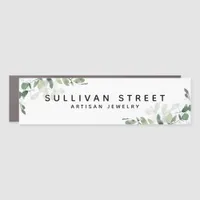 Simple Eucalyptus Greenery Car Magnet