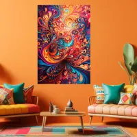 Vibrant Abstract Design Poster