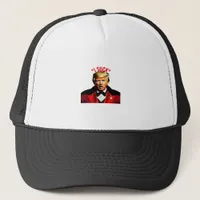 Halloween Donald  Funny Anti- Political Trucker Hat