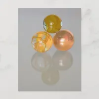 Postcard - orange marbles