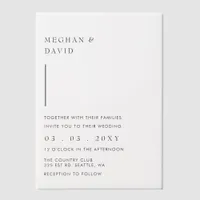 Elegant Wedding Vellum Invitations