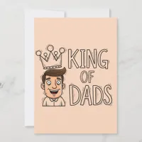 King of Dads Father's Day Invitation