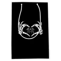 Skeletons Token Heart Hands  Medium Gift Bag