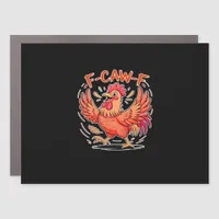 F-Caw-F Attitude Classic Retro Style Car Magnet