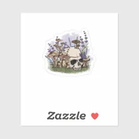 Cottagecore Aesthetic Mushroom Man Goblincore Fant Sticker