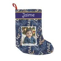 Personalized Boy's Photo and Name Christmas Small Christmas Stocking