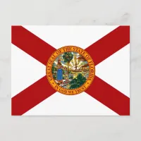 Florida State Flag Postcard