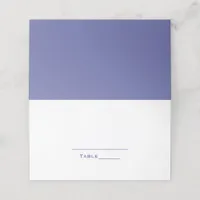 Modern Minimalist Purple Scampi Wedding Place Card