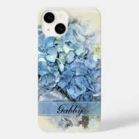 Blue Hydrangea Flowers Case-Mate iPhone 14 Case