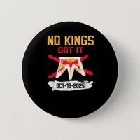 No King Patriotic Freedom No Kings In America Crea Button